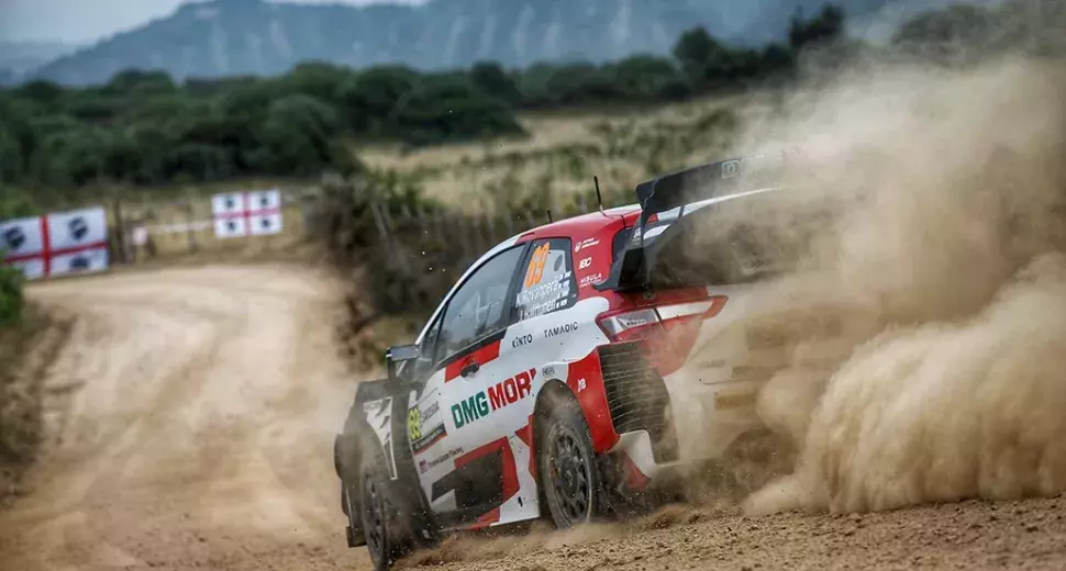 TOYOTA GAZOO Racing scores a remarkable one-two in Sardinia