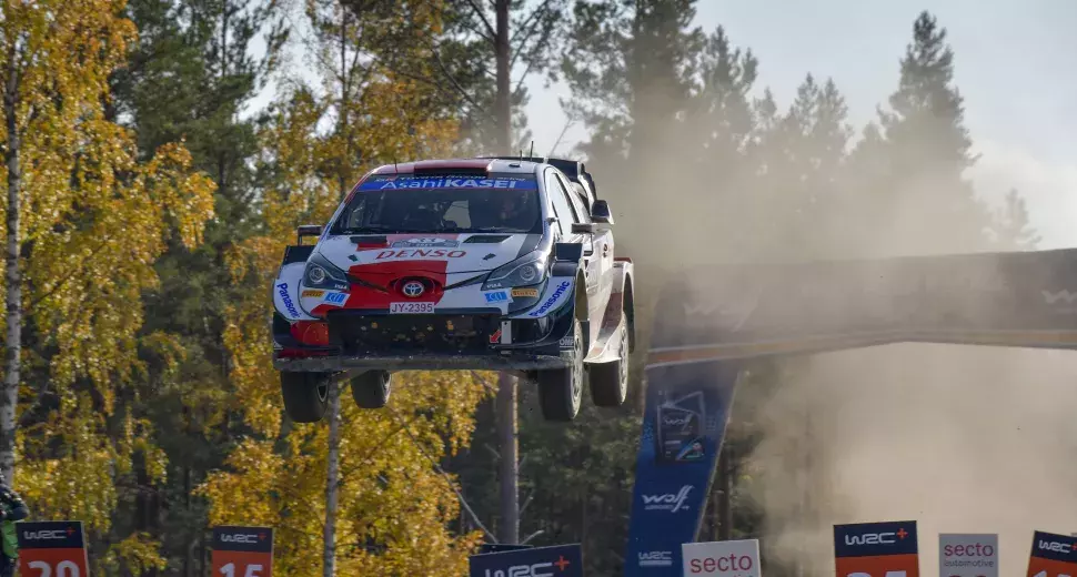 Toyota Celebrates Sixth Win in World Rally Championship Season at Rally Finland